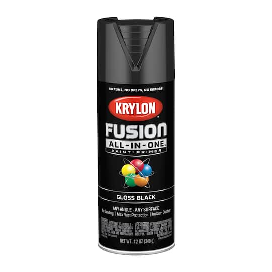 Krylon&#xAE; Fusion All-In-One&#x2122; Paint &#x26; Primer, Gloss Black